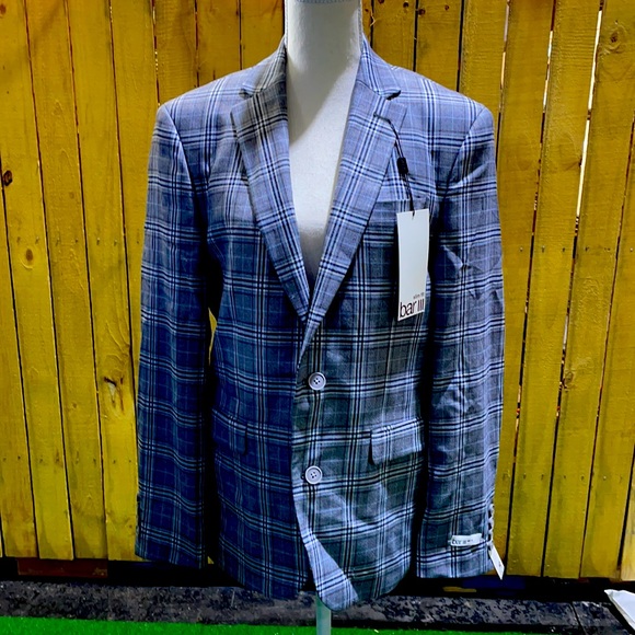 Blue/grey bar III blazer - Picture 1 of 2